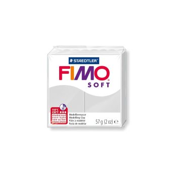 FIMO SOFT Modelliermasse, ofenhärtend, delfingrau, 57 g