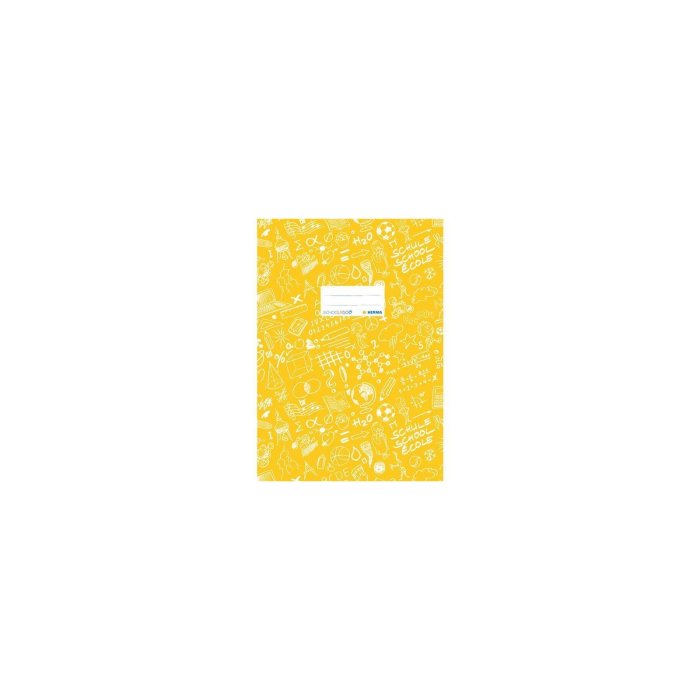 HERMA obal na zošity "Schoolydoo", A4, vyrobený z PP - žltý