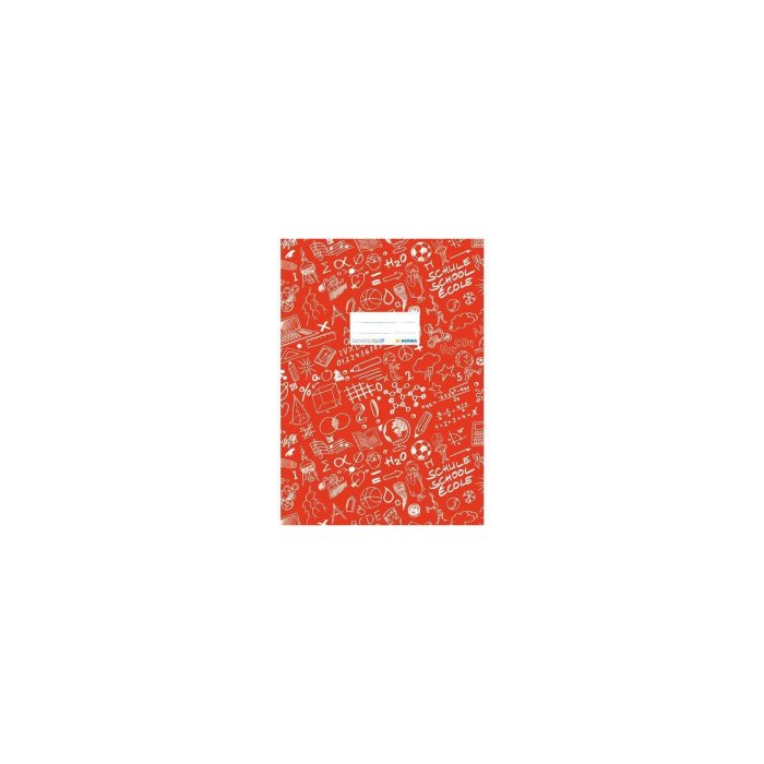 HERMA obal na zošity "Schoolydoo", A4, vyrobený z PP - červený