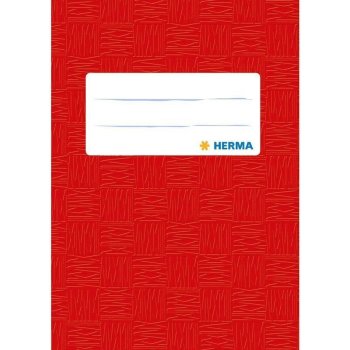 HERMA Heftschoner, DIN A6, aus PP, rot gedeckt