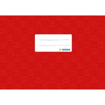 HERMA Heftschoner, DIN A5 quer, aus PP, rot gedeckt