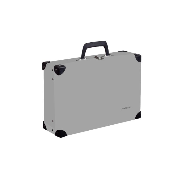 oxybag detský lamino kufrík A4, hranatý - PASTELINI šedý