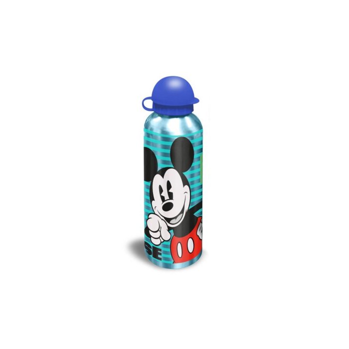 Javoli Hliníková fľaša na pitie 500 ml - Mickey Mouse - modrá
