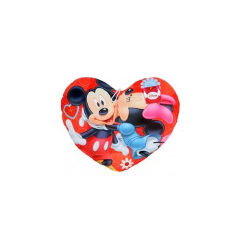 Herzform Kissen "Mickey und Minnie Kiss" ca. 45cm