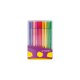 STABILO Pen 68 brush Colorparade - prémiové fixky - 20 ks v stolovom žlto/lila balení - 20 rôznych farieb