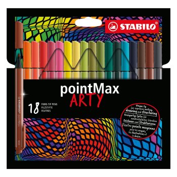 Filzschreiber - STABILO pointMax - ARTY - 18er Pack - mit...
