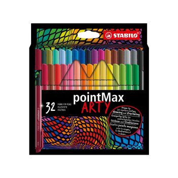 Filzschreiber - STABILO pointMax - ARTY - 32er Pack - mit...