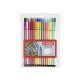 Premium-Filzstift - STABILO Pen 68 - 30er Pack - mit verschiedenen Farben inklusive 6 Neonfarben