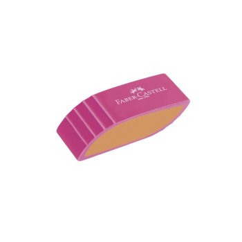 FABER-CASTELL Bicolor guma - ružová / oranžová