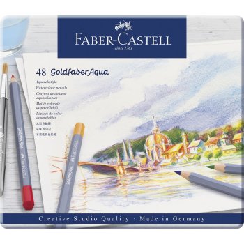 FABER-CASTELL akvarelové farbičky GOLDFABER - 48...