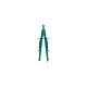 ARISTO TopLine rýchlonastaviteľné kružidlo - mysticky zelené (AR55819)