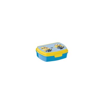 Minions desiatový box - modro/žltý