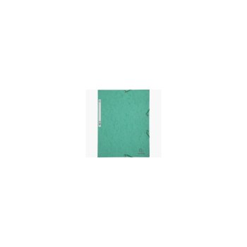 EXACOMPTA zakladací obal s gumičkou, A4, kartónový 400 g/m2, zelený