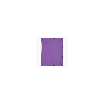 EXACOMPTA Eckspannermappe, DIN A4, Karton 400 g/qm, violett