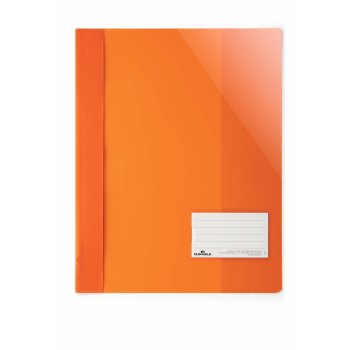 DURABLE Sichthefter DIN A4+ mit Beschriftungsfenster orange
