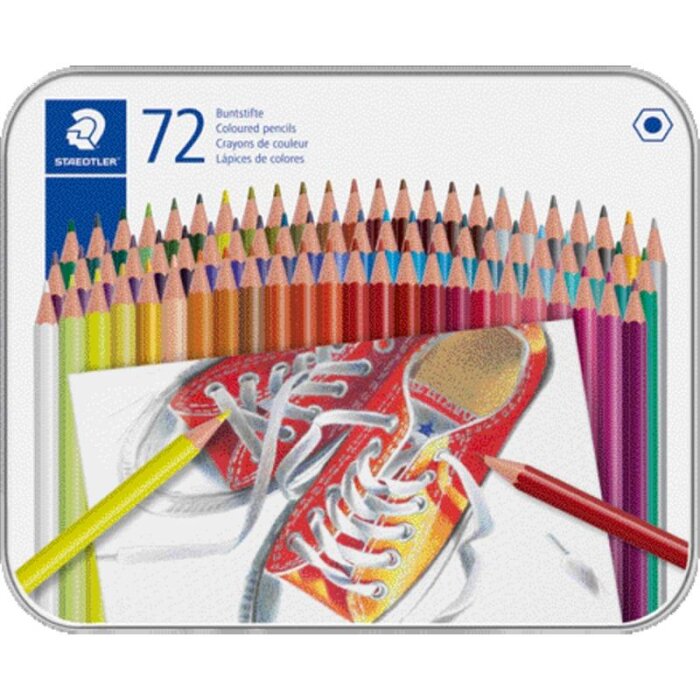 STAEDTLER 175 farbičky v kovovom puzdre - 72-dielna sada