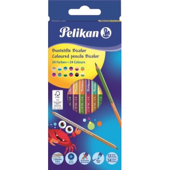 Pelikan Bicolor, obojstranné okrúhle...