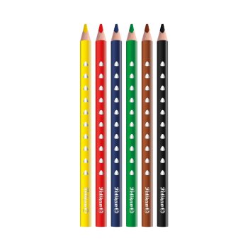 Pelikan Dreikant-Buntstifte SILVERINO dick, 6er Kartonetui