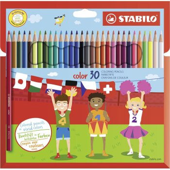 STABILO color farbičky - balenie 30ks - vrátane 4...