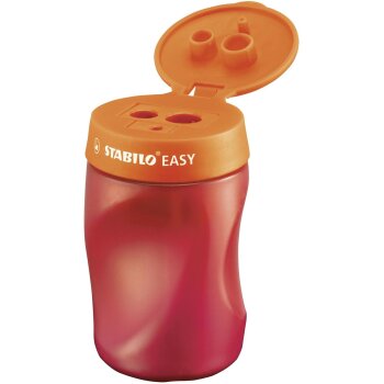 STABILO EASYsharpener 3v1 - ergonomické strúhadlo pre pravákov - oranžové