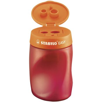 STABILO EASYsharpener 3v1 - ergonomické strúhadlo pre pravákov - oranžové