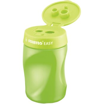 STABILO EASYsharpener 3v1 - ergonomické strúhadlo pre pravákov - zelené