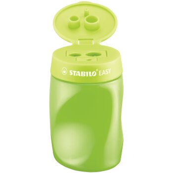 STABILO EASYsharpener 3v1 - ergonomické strúhadlo pre pravákov - zelené