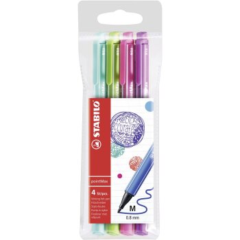 Filzschreiber - STABILO pointMax - 4er Pack -...