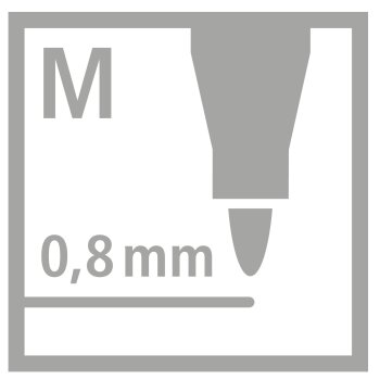 Filzschreiber - STABILO pointMax - 12er Pack - mit 12 verschiedenen Farben