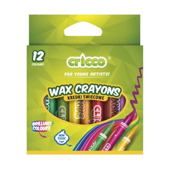 CRICCO Wachsstifte - 12 Farben