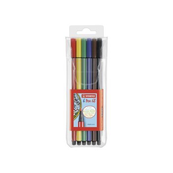 STABILO Pen 68 premium - fixky - 6 rôznych farieb