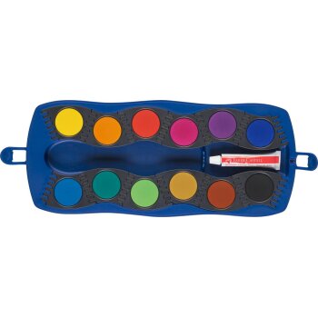 FABER-CASTELL - CONNECTOR - krycie farby - 12 farieb -...