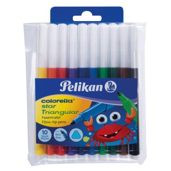 Pelikan Colorella Star Triangular - trojhranné...