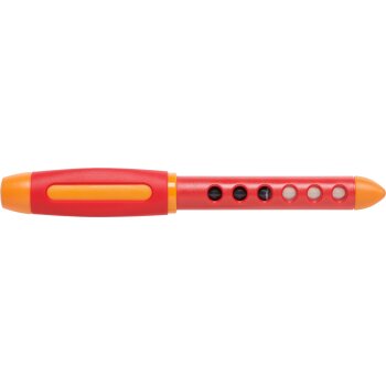 FABER-CASTELL Schul-Füllhalter Scribolino, rot Linkshänder