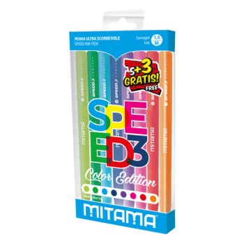 MITAMA Speed3  gélové pero, 5+3 ks