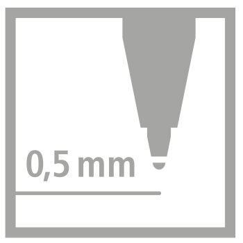 Tintenroller - STABILO worker+ colorful - medium - Einzelstift - grün