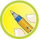Tintenroller - STABILO worker+ colorful - medium - Einzelstift - rot
