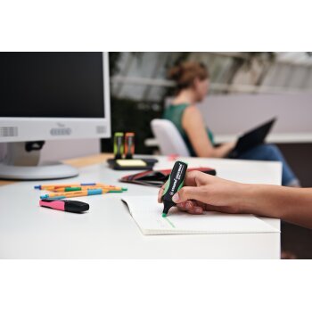 Umweltfreundlicher Textmarker - STABILO GREEN BOSS - Einzelstift - orange