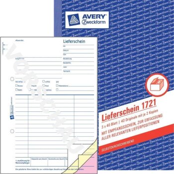 AVERY Zweckform Formularbuch...