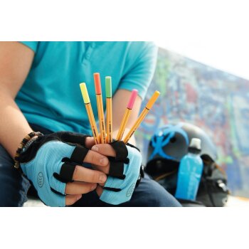 STABILO point 88 Mini fineliner - 18 rôznych farieb vrátane 5 neónových farieb
