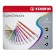 Pastellkreidestift - STABILO CarbOthello - 24er Metalletui - mit 24 verschiedenen Farben