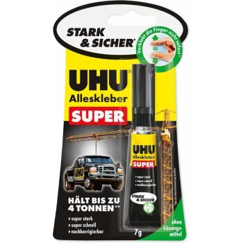 UHU Alleskleber SUPER Strong & Safe, 7 g, auf...