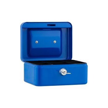SAX Geldkassette S 15,2 x 11,5 x 8 blau