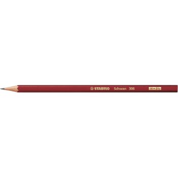 Bleistift - STABILO Schwan in rot - Einzelstift -...