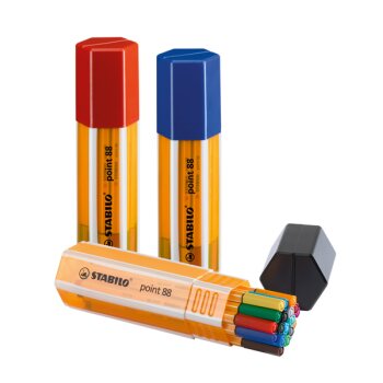 Fineliner - STABILO point 88 - 20er Big point Box...