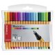STABILO point 88 Mini fineliner - 18 rôznych farieb