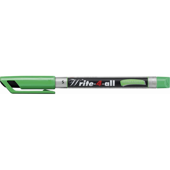Permanent-Marker - STABILO Write-4-all - superfein - Einzelstift - grün