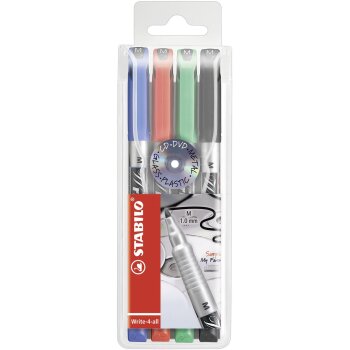 Permanent-Marker - STABILO Write-4-all - medium - 4er...