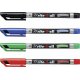 Permanent-Marker - STABILO Write-4-all - medium - 4er Pack - blau, rot, grün, schwarz