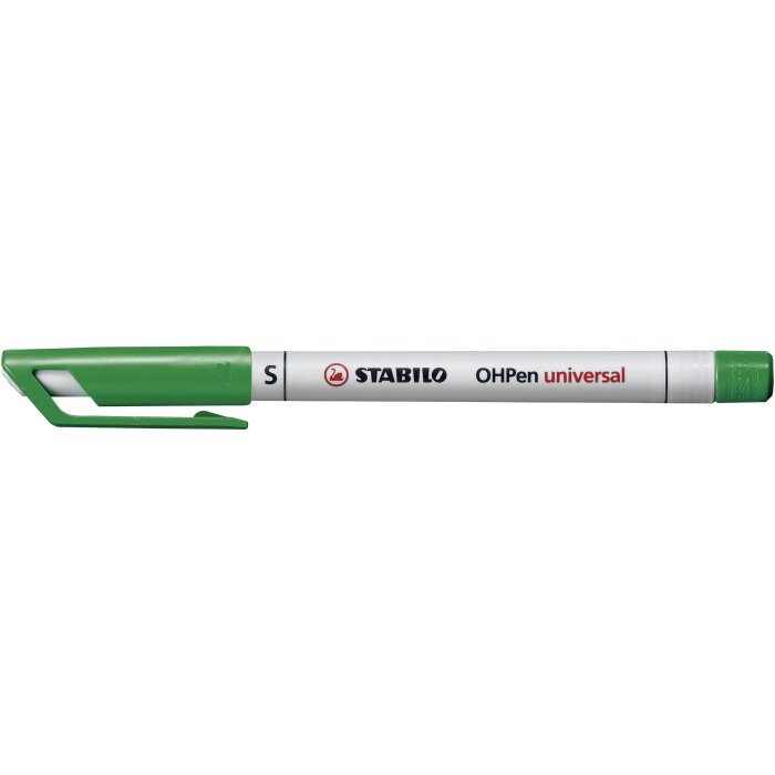 Folienstift - STABILO OHPen universal - wasserlöslich superfein - Einzelstift - grün